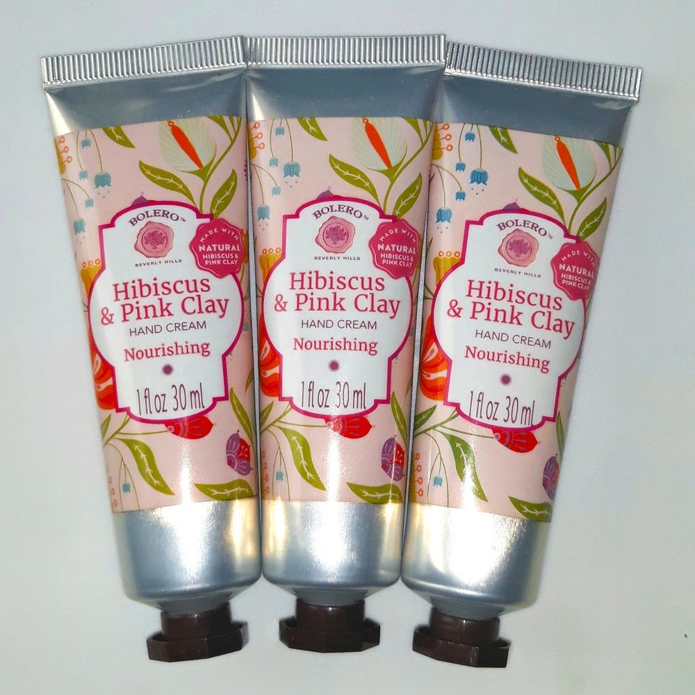 Bolero Hibiscus & Pink Clay Hand Cream Set